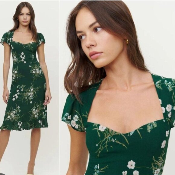 Reformation Buena Print Rosi Floral Midi Dress - Picture 6 of 6